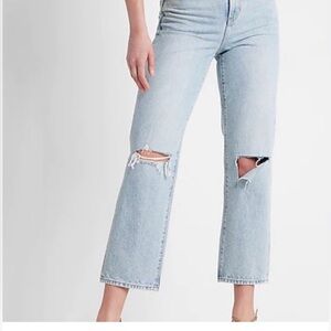 Express  Straight ankle high rise Jeans